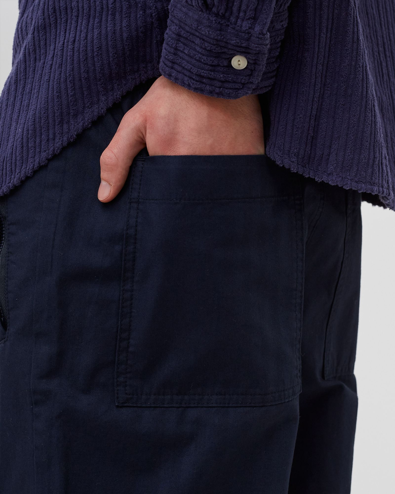 Stanley crisp herringbone trousers