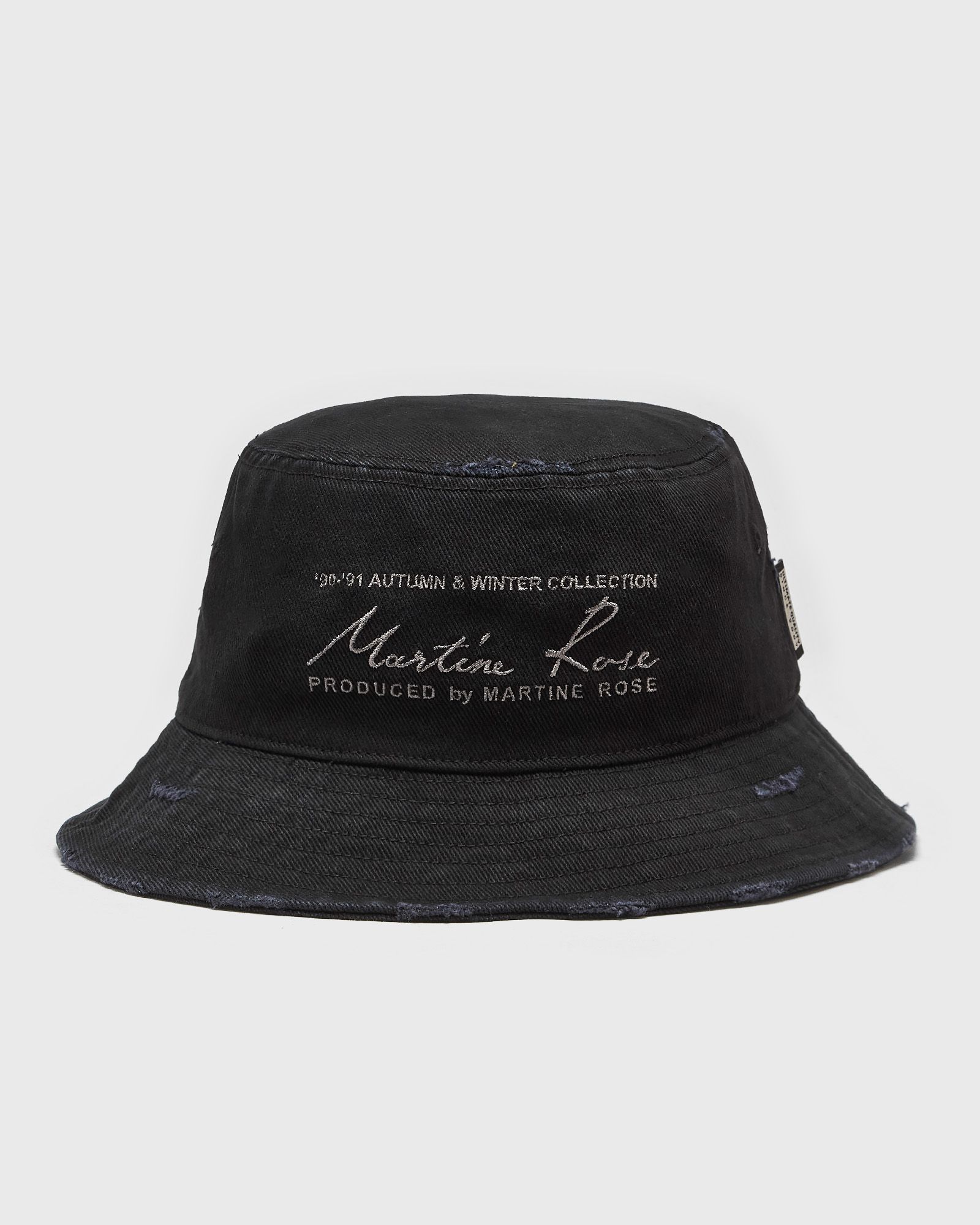 Martine Rose Martine Rose SIGNATURE BUCKET HAT in black