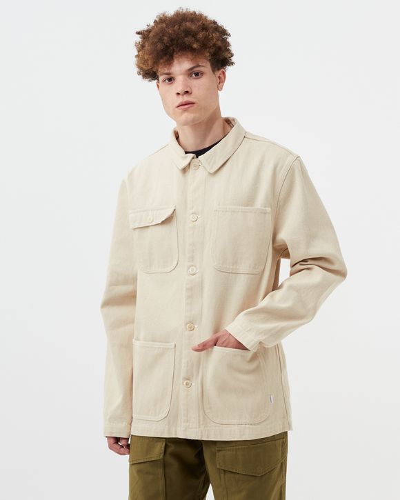 Beige worker jacket sale