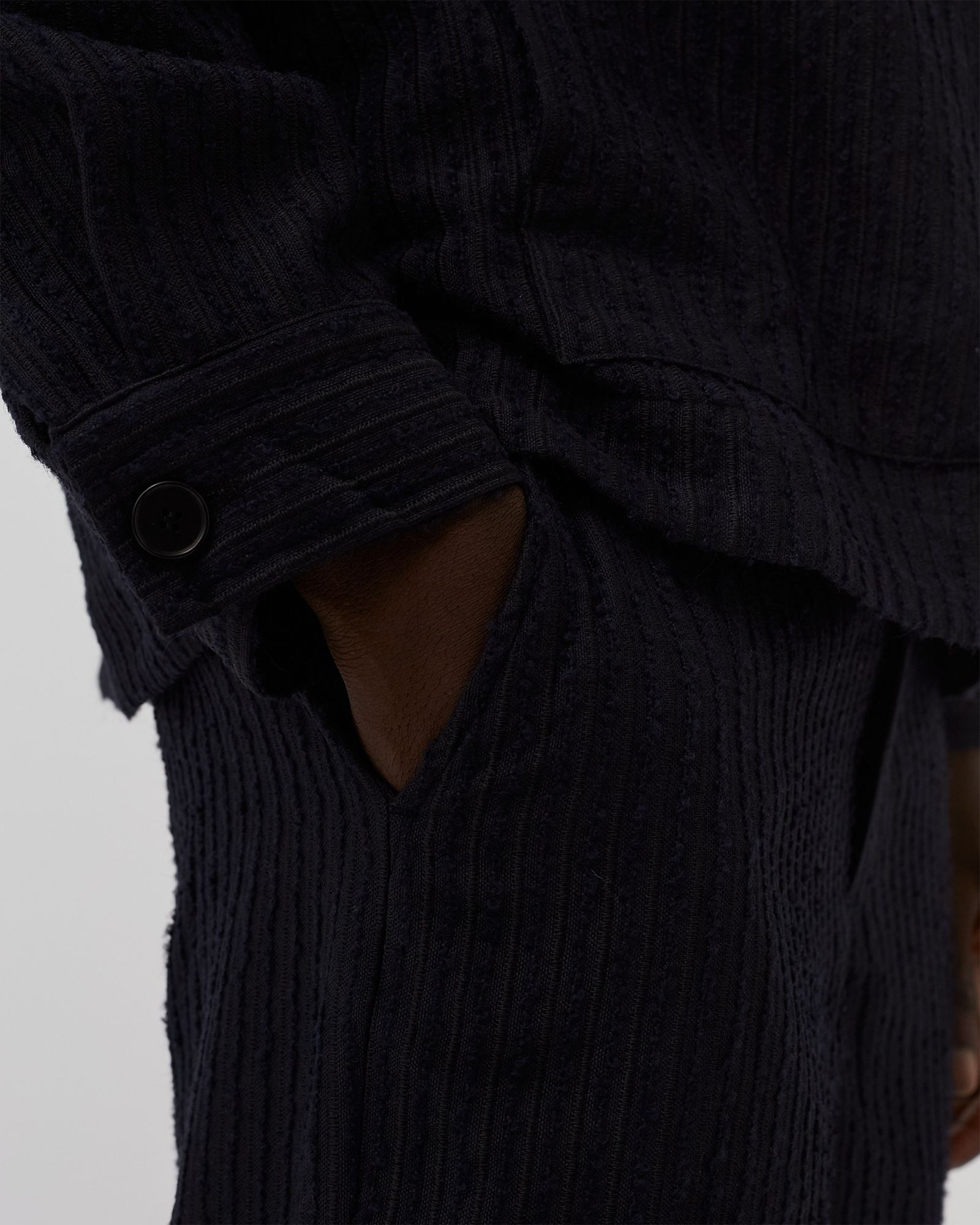 Stefan boucle stripe trousers