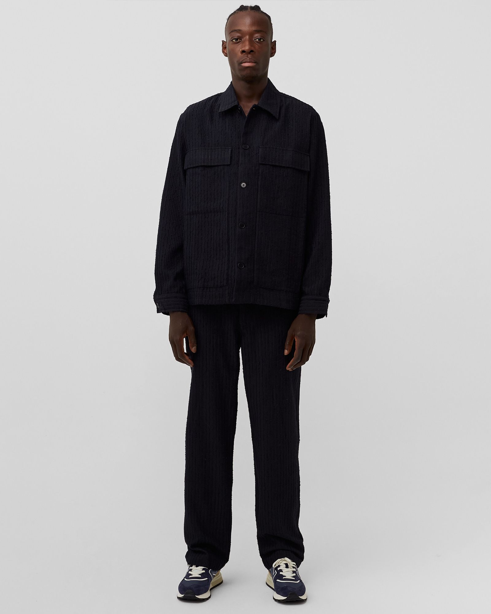 Stefan boucle stripe trousers