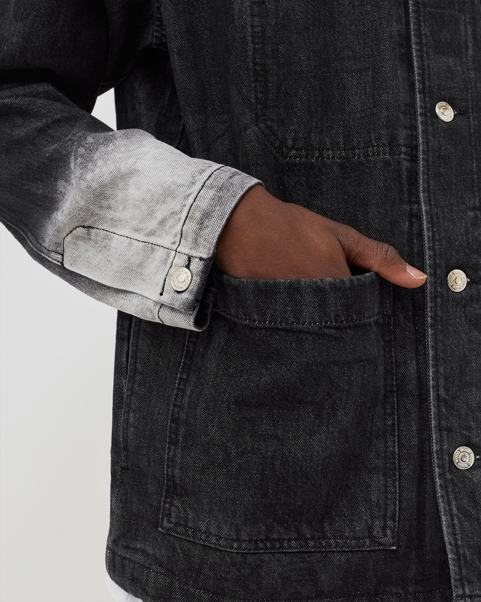 Fabian Collage denim overshirt