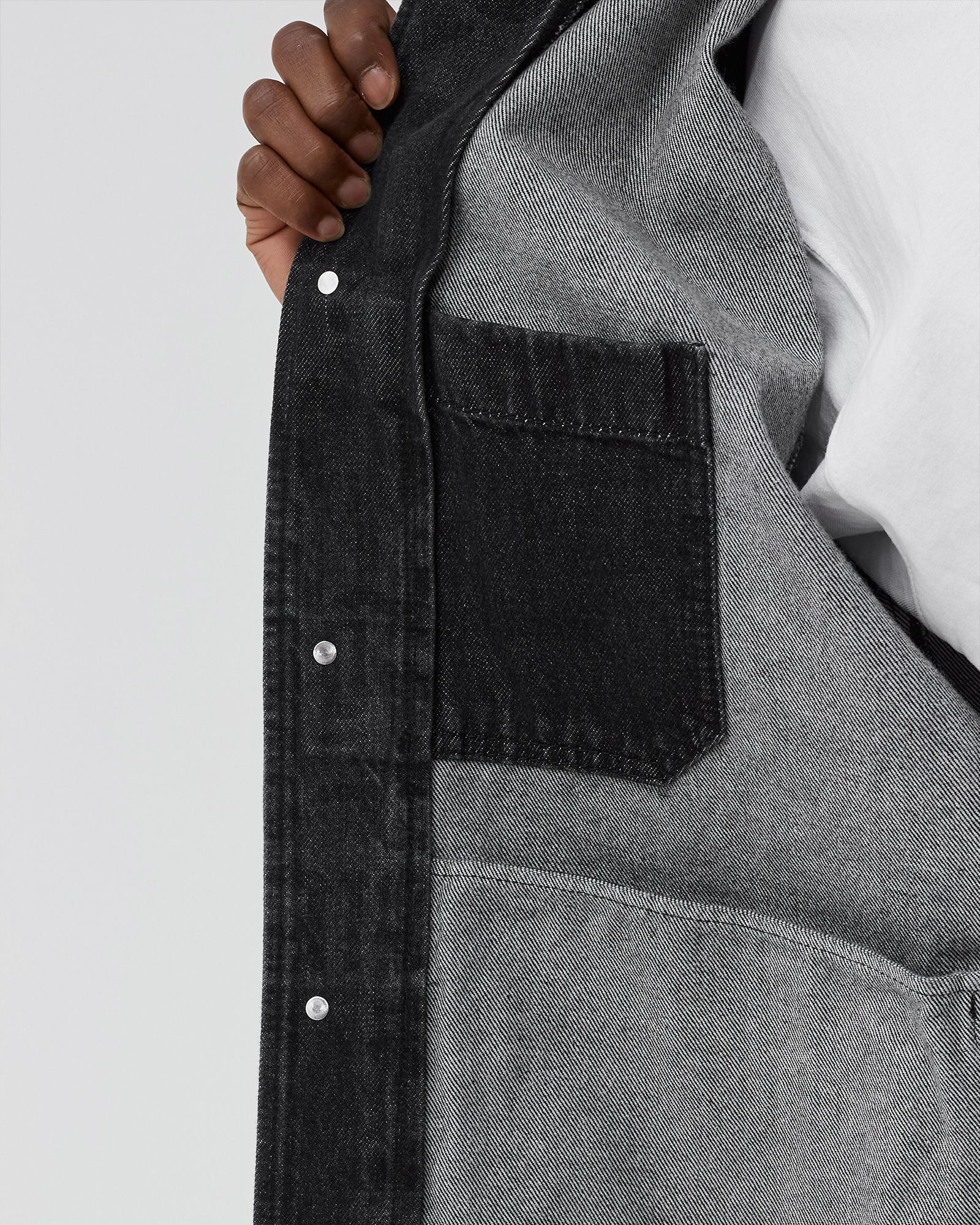 Fabian Collage denim overshirt