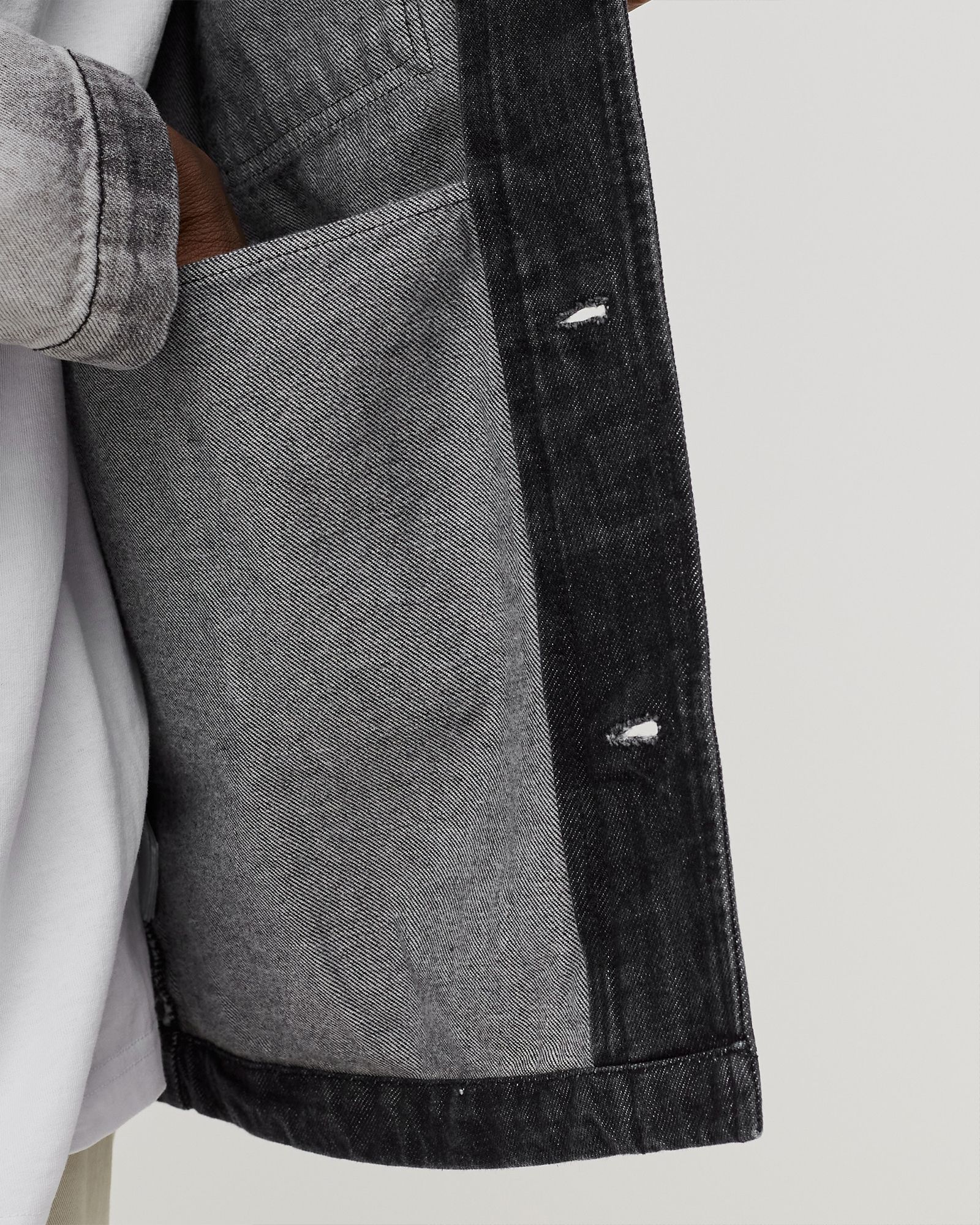 Fabian Collage denim overshirt