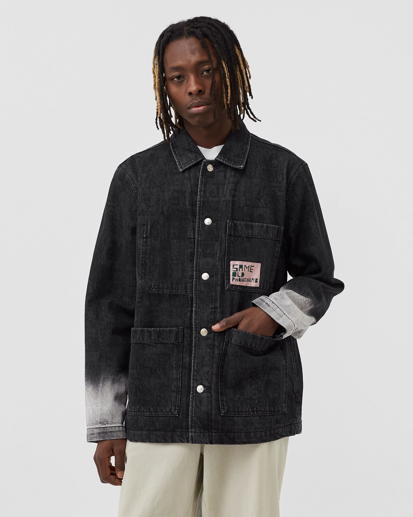 Fabian Collage denim overshirt