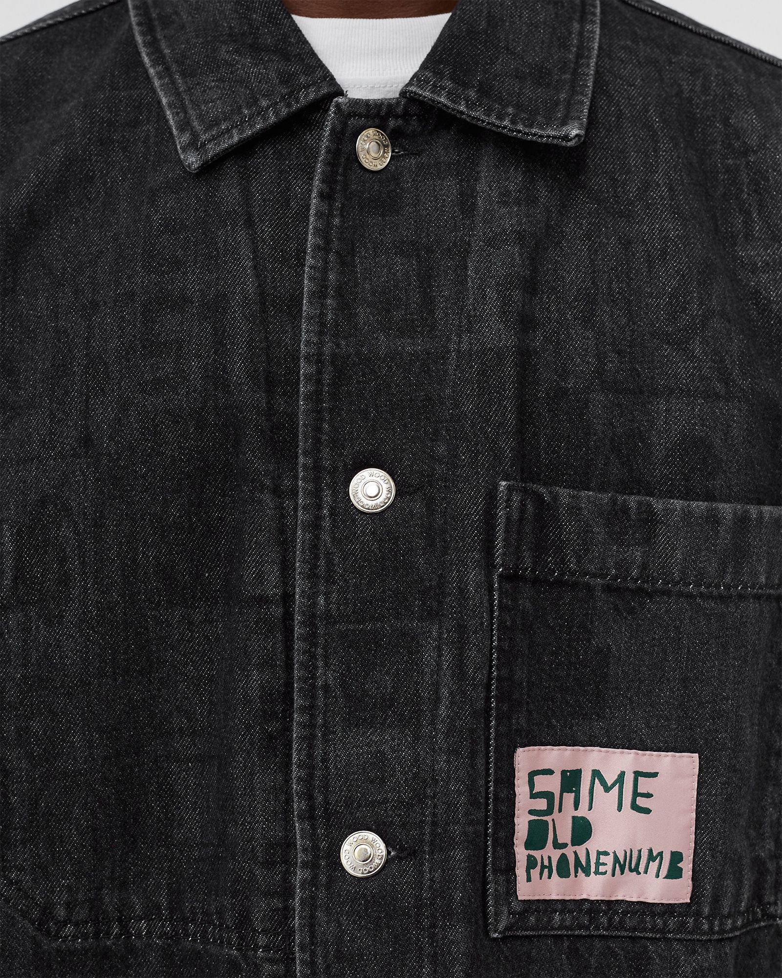 Fabian Collage denim overshirt