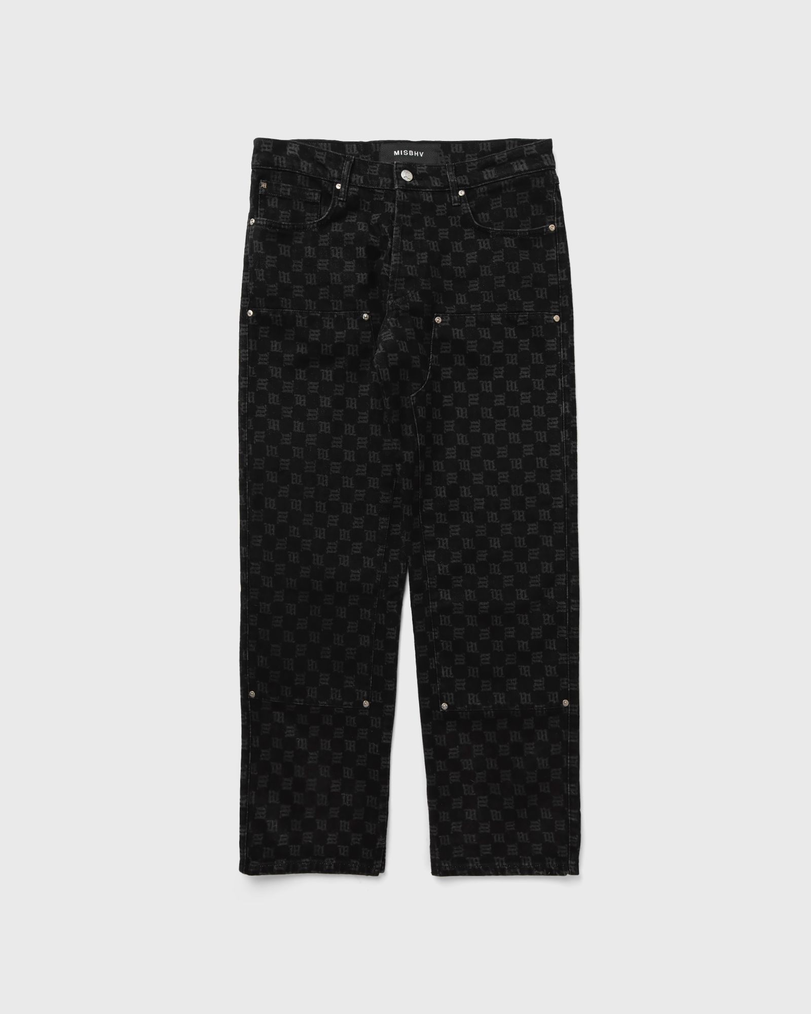 DENIM MONOGRAM CARPENTER TROUSERS
