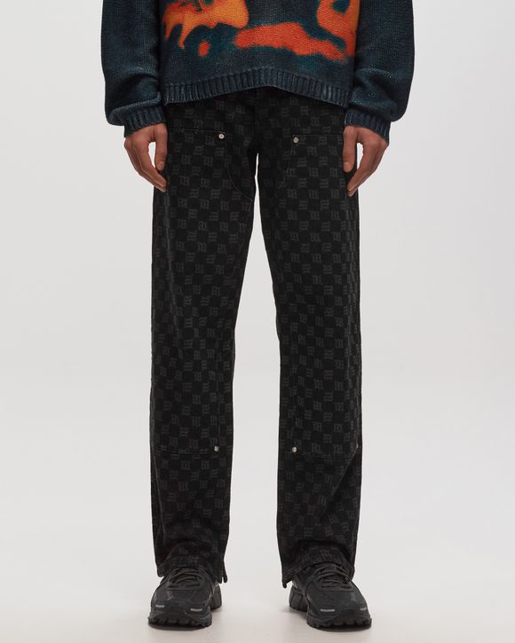 Louis Vuitton Monogram Workwear Denim Carpenter Pants Black