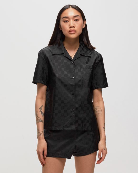 NYLON MONOGRAM CROPPED SHIRT