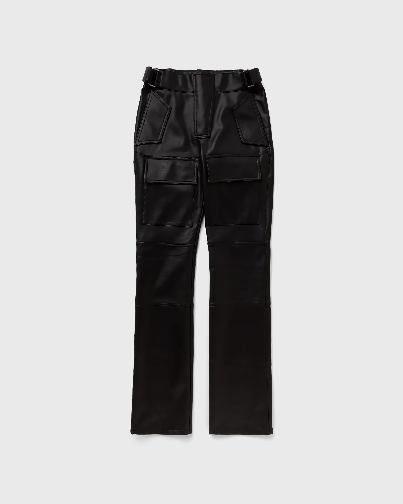MISBHV - vegan leather moto trousers women casual pants black in größe:s