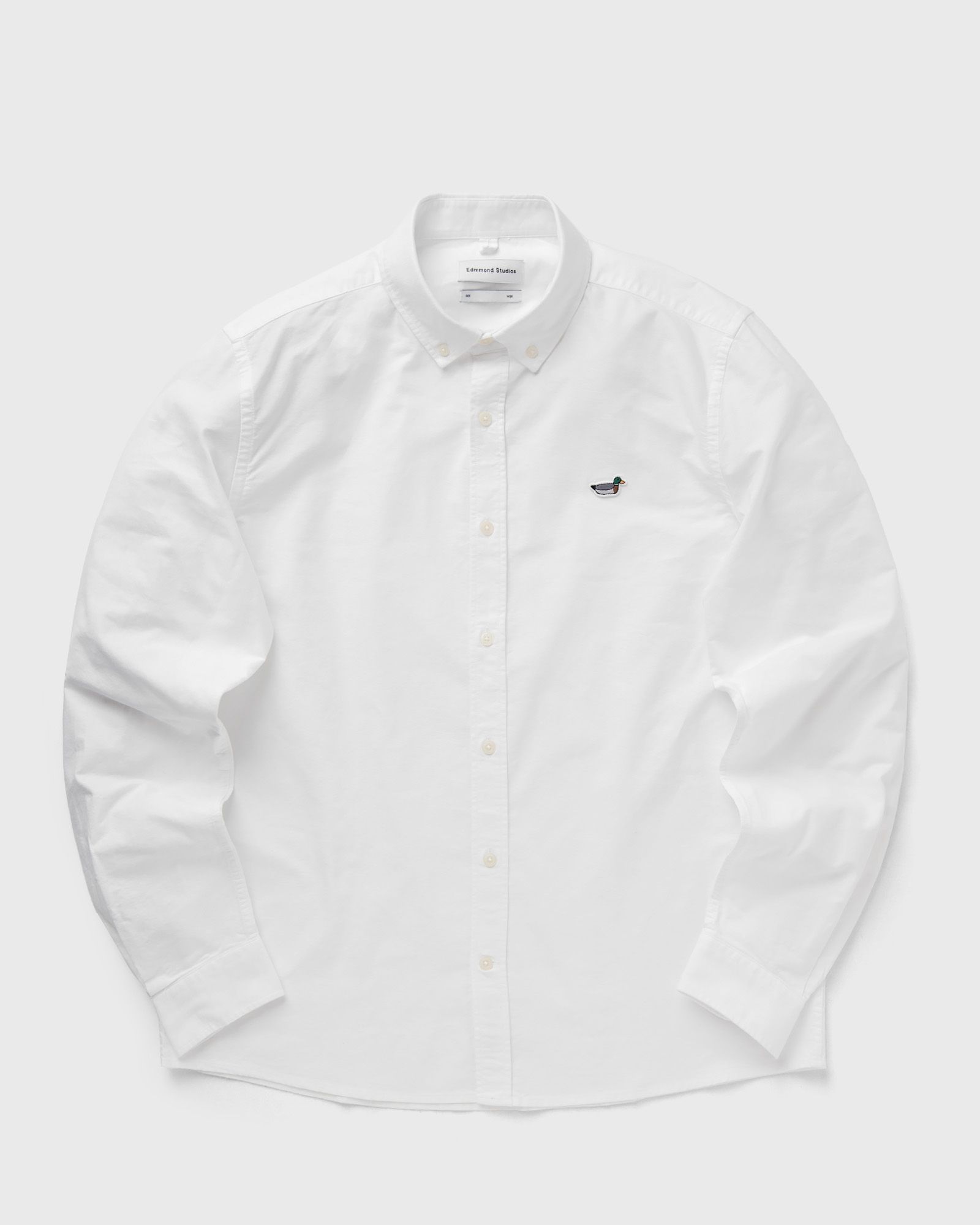 Edmmond Studios - bd shirt duck edition men longsleeves white in größe:l