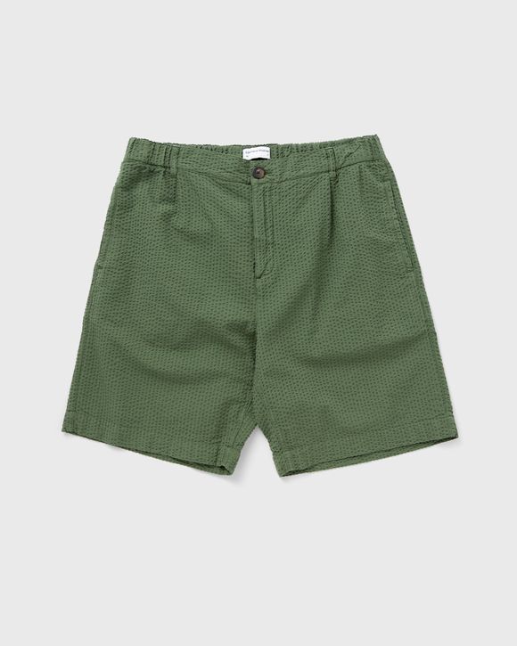 PLEASURES Rattle Shorts - Green on Garmentory