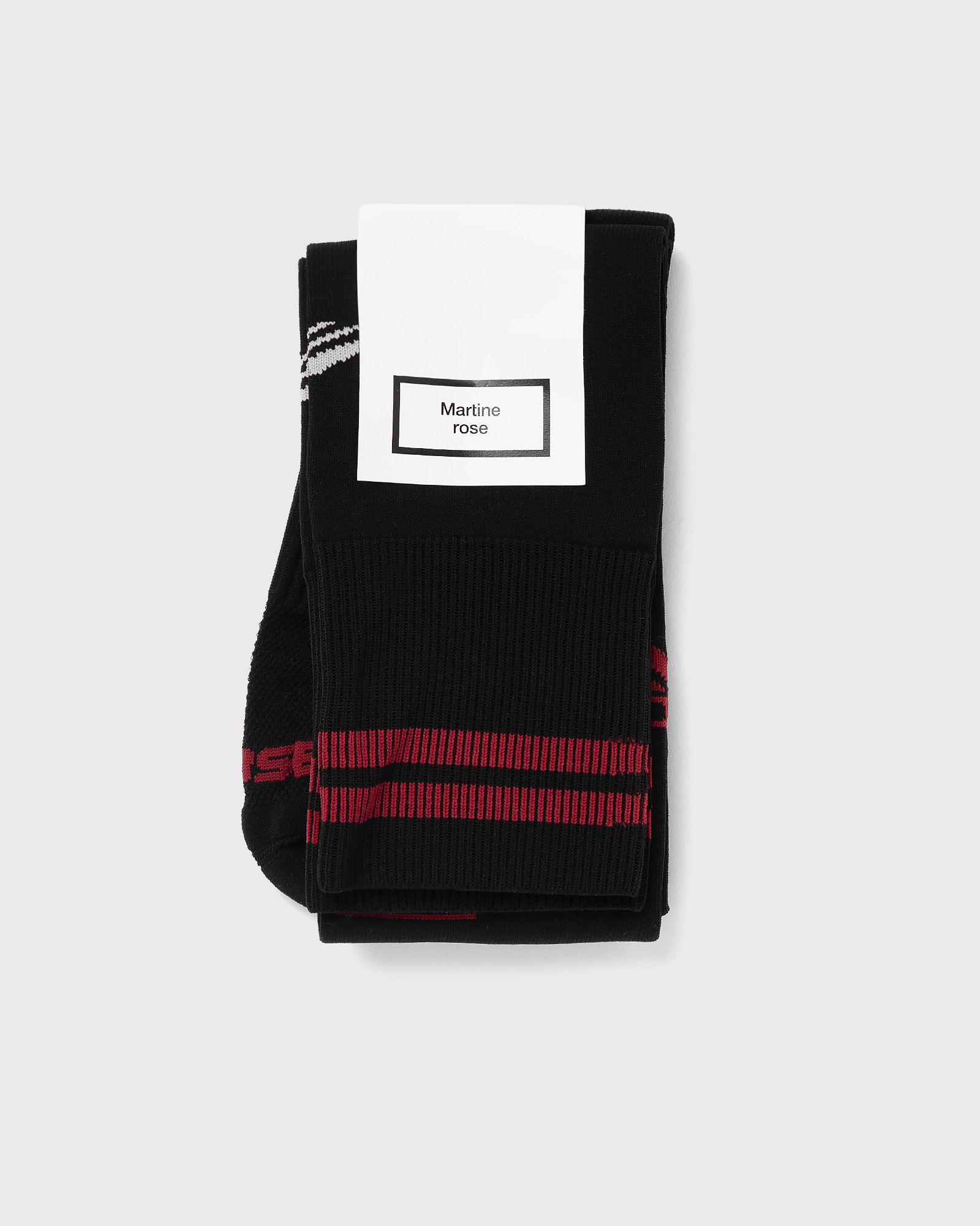 Martine Rose Martine Rose KNEE HIGH FOOTBALL SOCKS in black