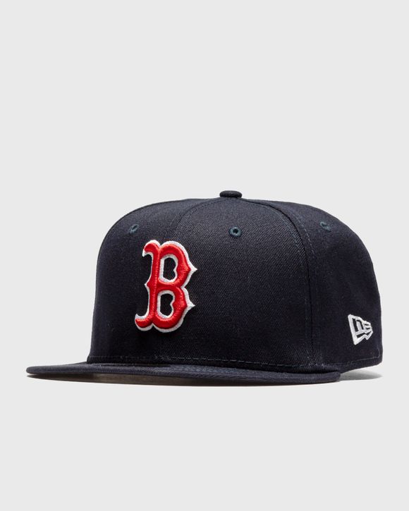 New Era MLB Boston Red Sox Baseball Classic Logo Fitted Hat Cap Blue 7 3/4