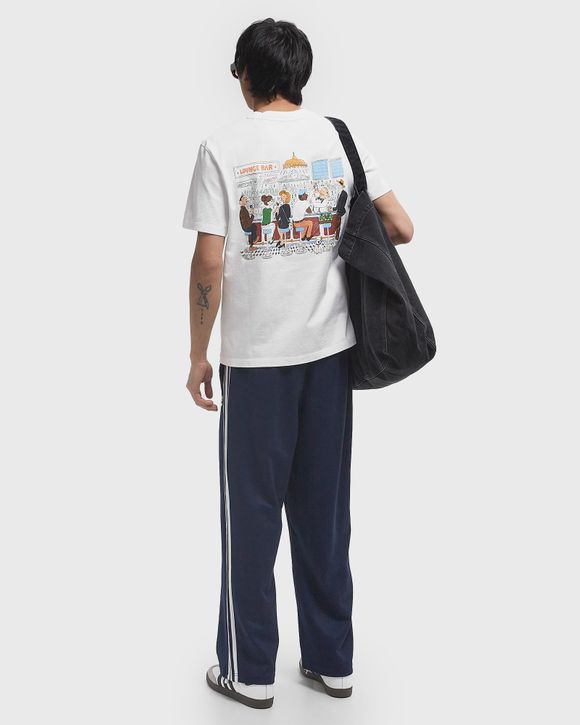 Tシャツ・カットソー EDMMOND STUDIOS LOUNGE BAR T-SHIRT LOUNGE BAR BLUE – edmmond.com