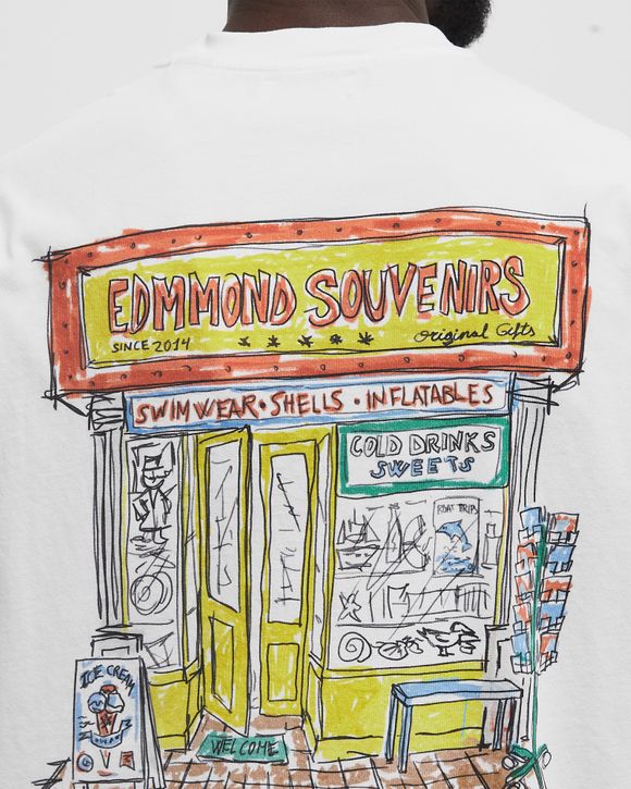 Tシャツ・カットソー EDMMOND STUDIOS EDMMOND SOUVENIRS T-SHIRT LOUNGE BAR WHITE – edmmond.com