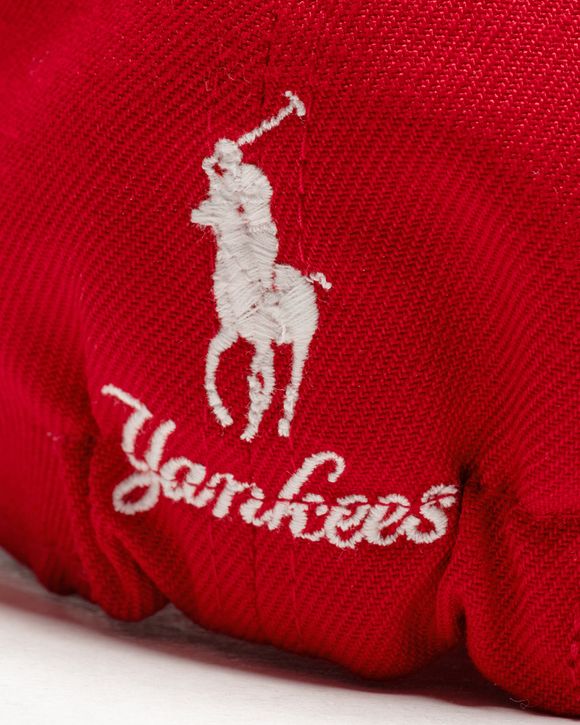 Polo Ralph Lauren Yankees Cap (Mens) Ralph Red for Women