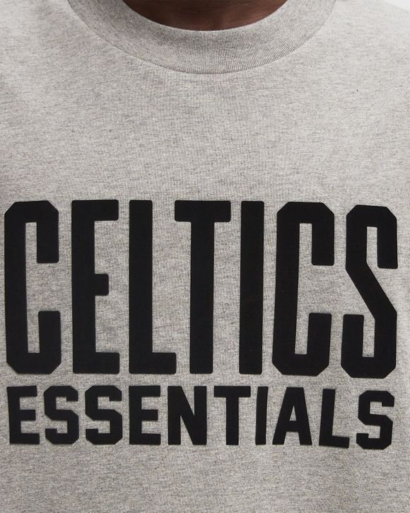 【FOG Essentials】★Tシャツ★ Essentials Celtics Tee Fear of God Essentials S/S TEE - BOSTON CELTICS Grey | BSTN