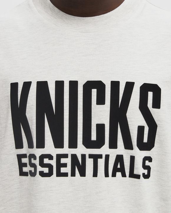 Fear of God Essentials ×NBA コラボ Essentials Knicks Tee Unisex New York Knicks Fear of God Heather Gray NBA x