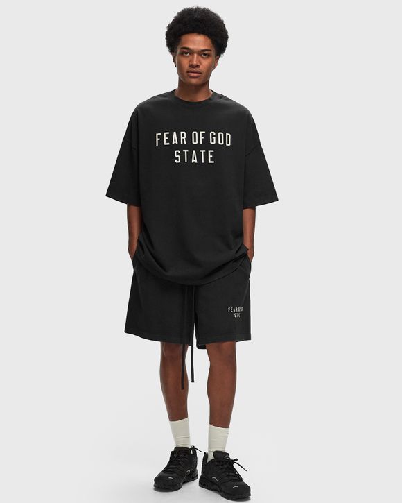 Fear of God Essentials HEAVY CREWNECK TEE Black | BSTN Store