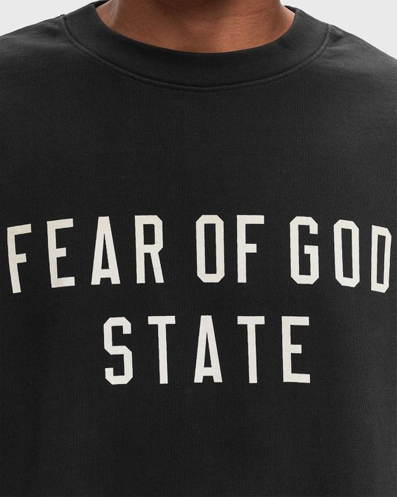 ★大人気【FEAR OF GOD】ESSENTIALS Heavy Crewneck Tee★ Heavy Crewneck Tee in Heather Gray | Fear of God ESSENTIALS