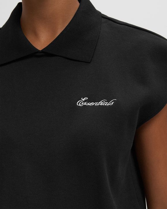 WMNS CROPPED PIQUE POLO