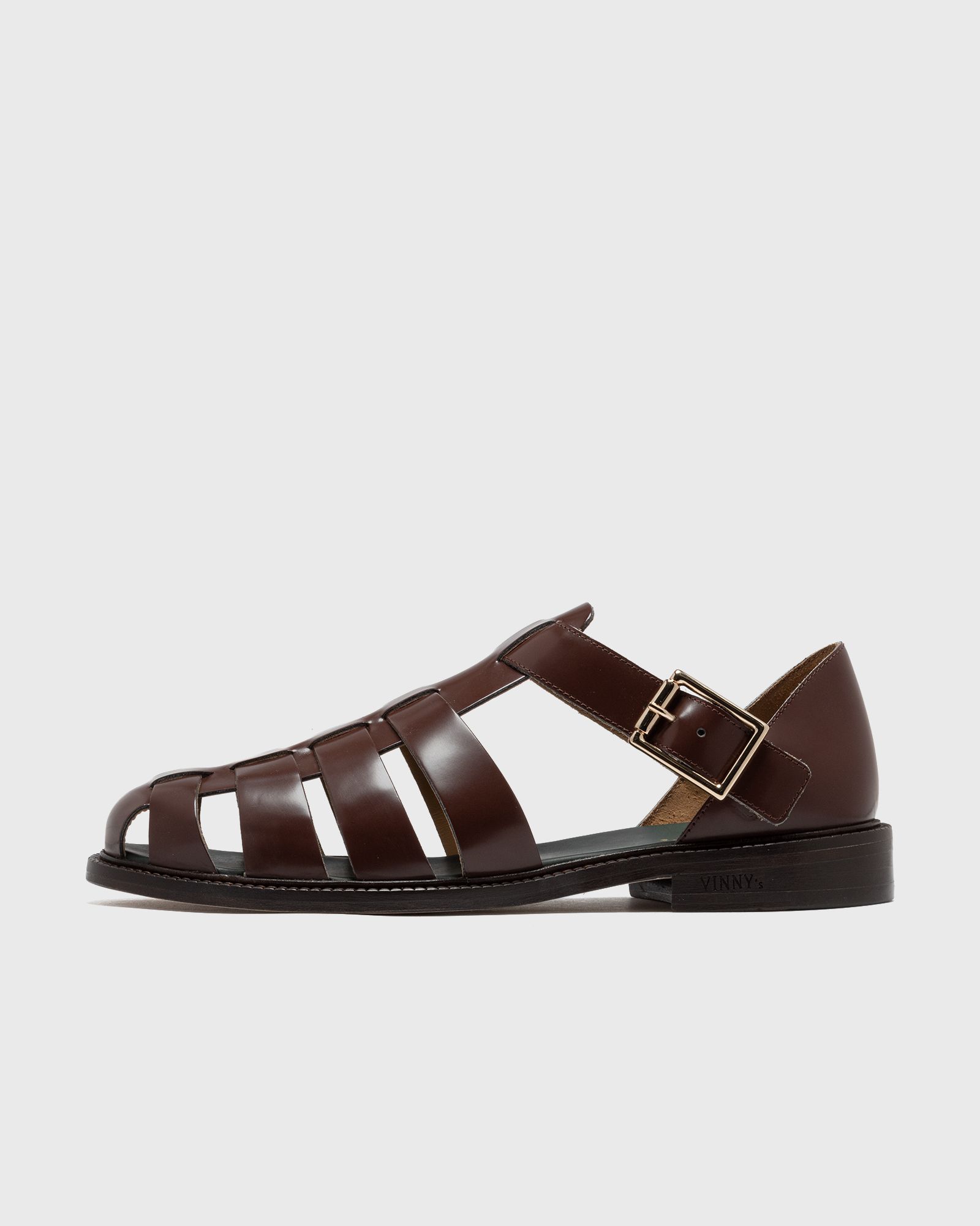 VINNY´s - fisherman sandal men casual shoes| brown in größe:44