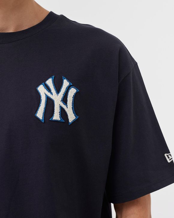 New Era Mlb Big Logo Oversized New York Yankees T-shirt (blk)