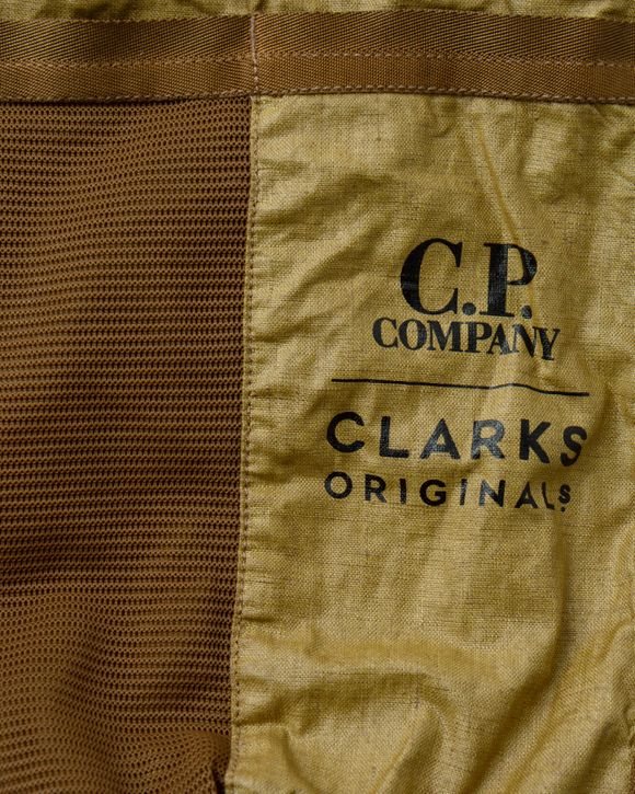 C.P. Company CLARKS X C.P.COMPANY Travel Bag in Lino WAX Yellow - DIJON