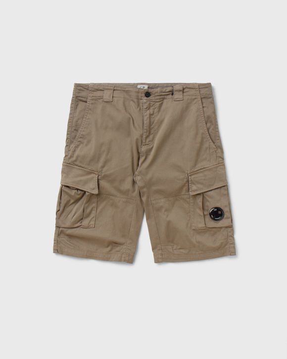 STRETCH SATEEN CARGO SHORTS