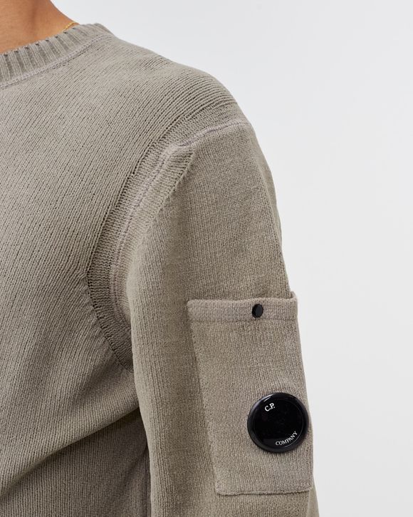 CHENILLE COTTON CREW NECK KNIT