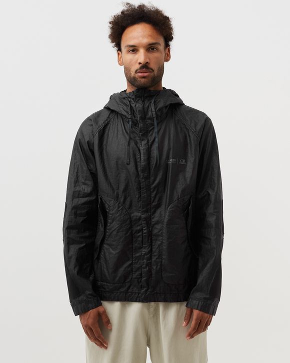 C.P. Company MEDIUM JACKET IN LINO WAX Black | BSTN Store