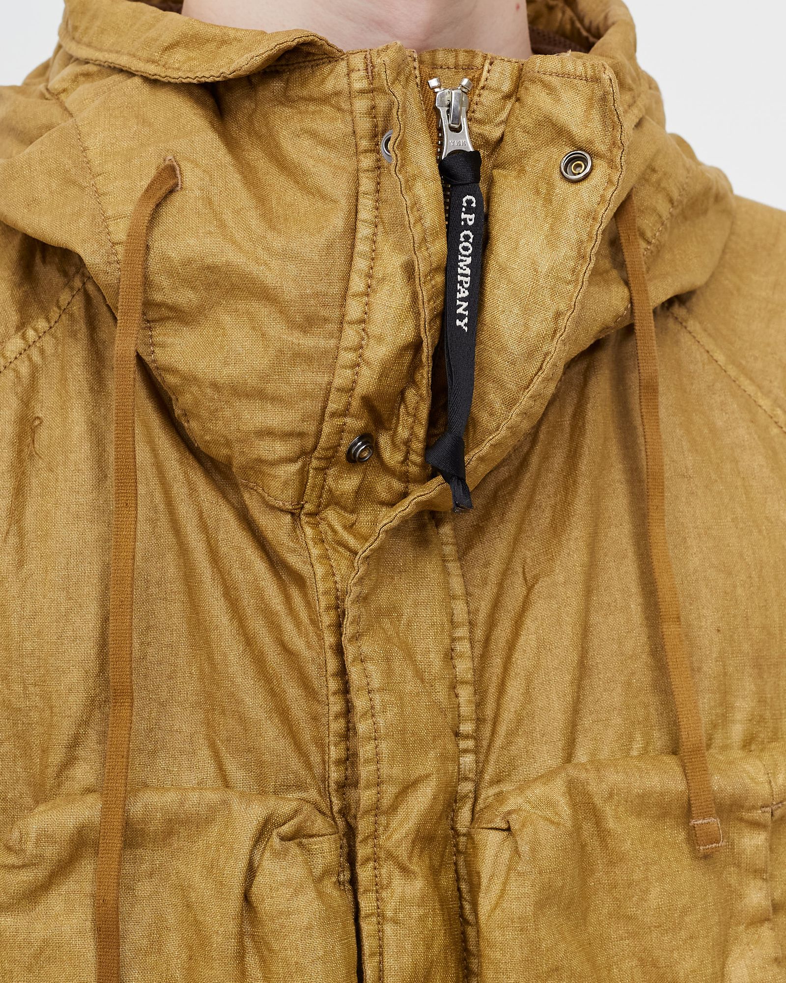 C.P COMPANY×CLARKS コラボ LONG JACKET B9847 C.P. Company x Clarks Lino Long Wax Jacket in Dijon C.P. Company