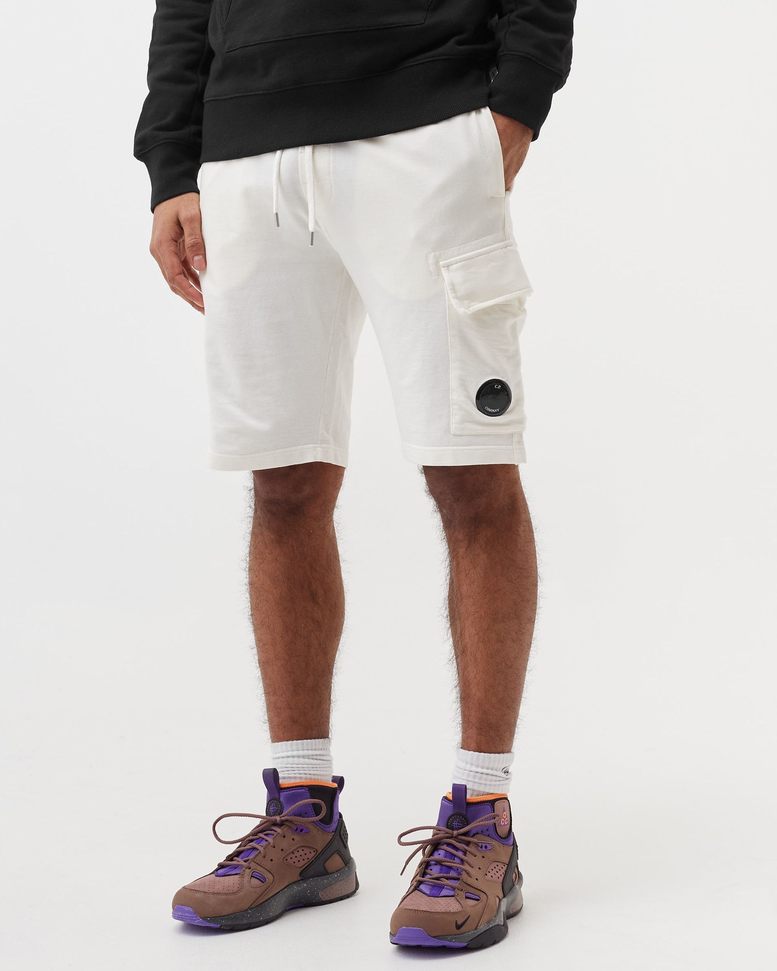 LIGHT FLEECE CARGO SHORTS