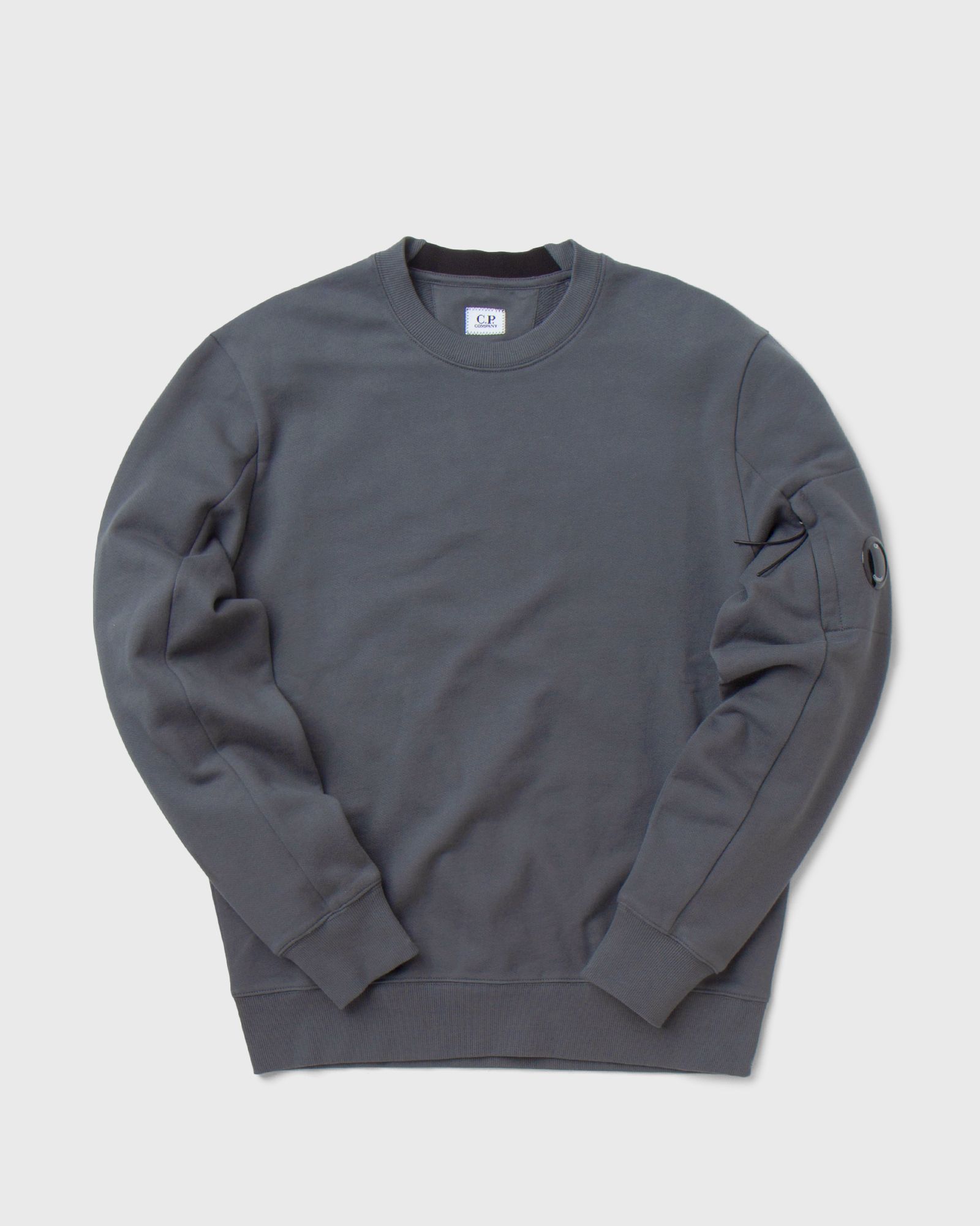DIAGONAL RAISED FLEECE CREW NECK SWEATSHIRT