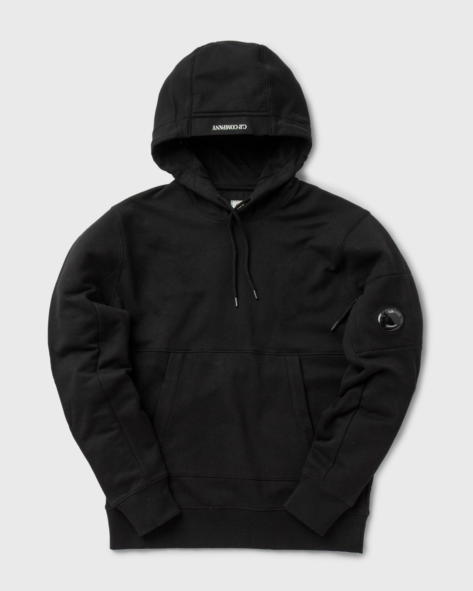 DIAGONAL RAISED FLEECE PULLOVER HOODIE