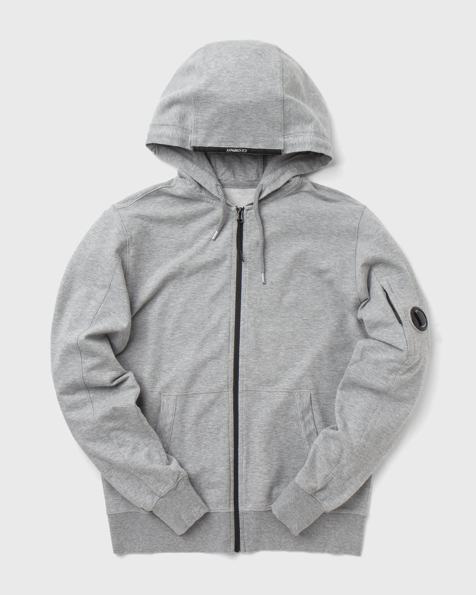LIGHT FLEECE ZIPPED HOODIE