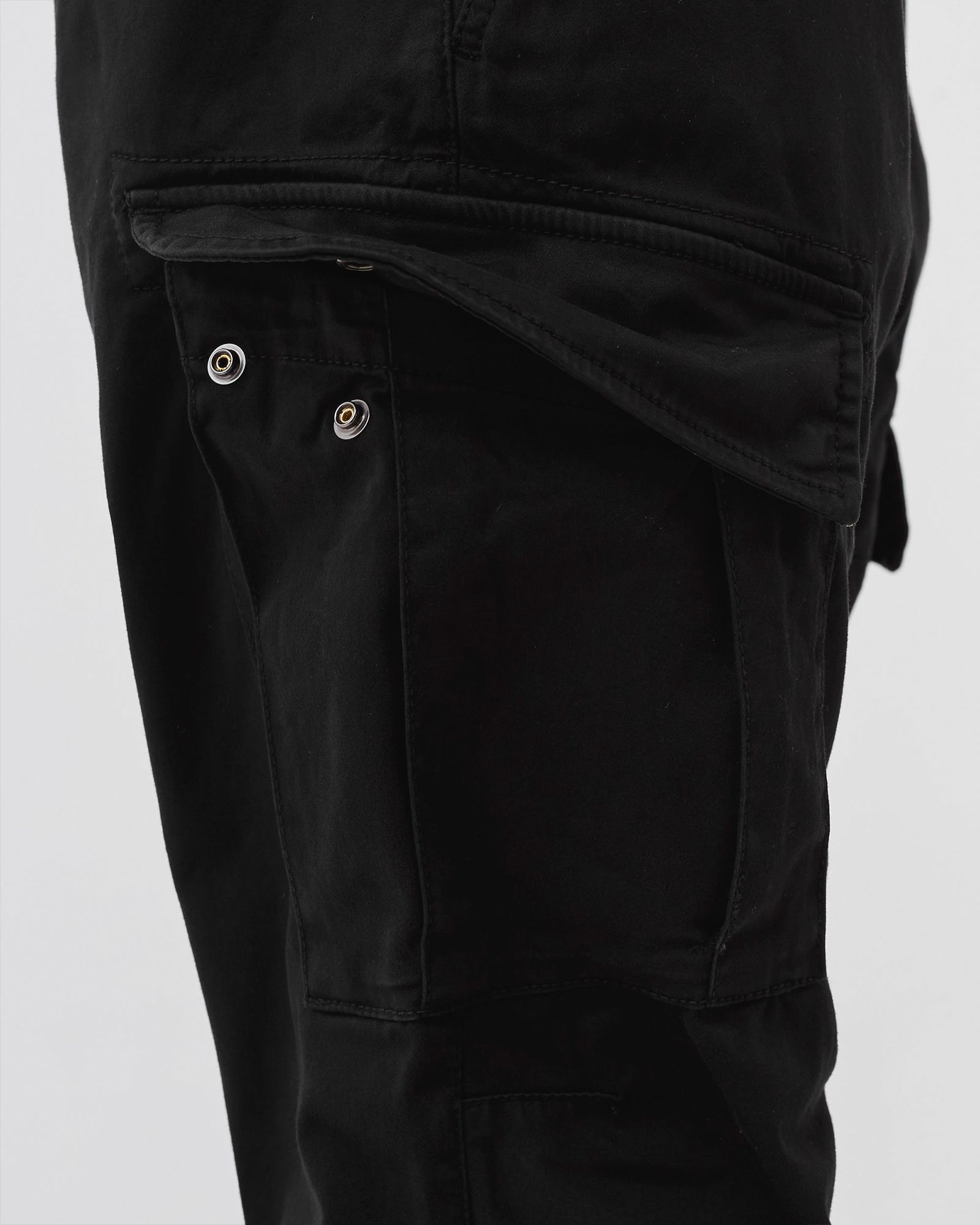 STRETCH SATEEN CARGO PANTS