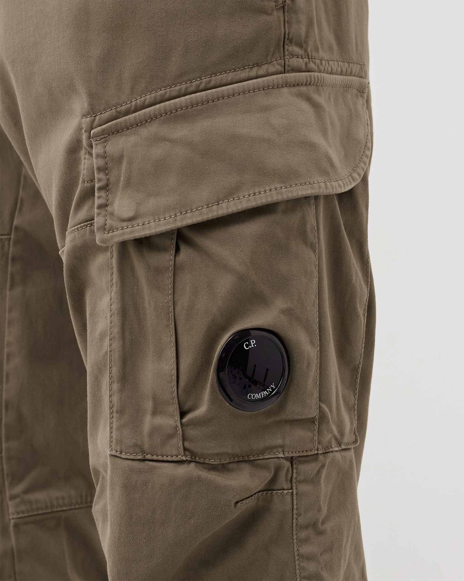 STRETCH SATEEN CARGO PANTS