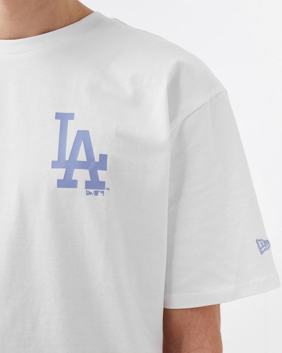 LA Dodgers Logo White Oversized T-Shirt