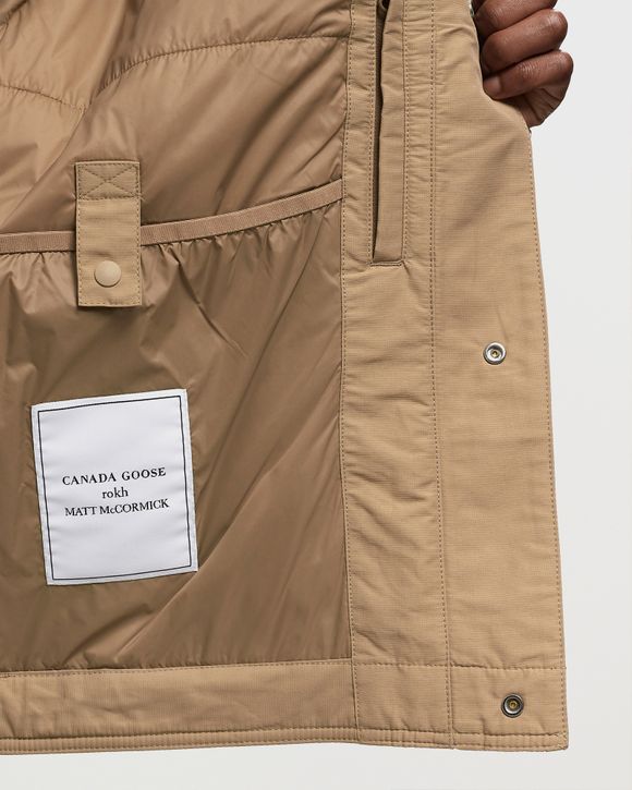 Canada goose khaki outlet jacket