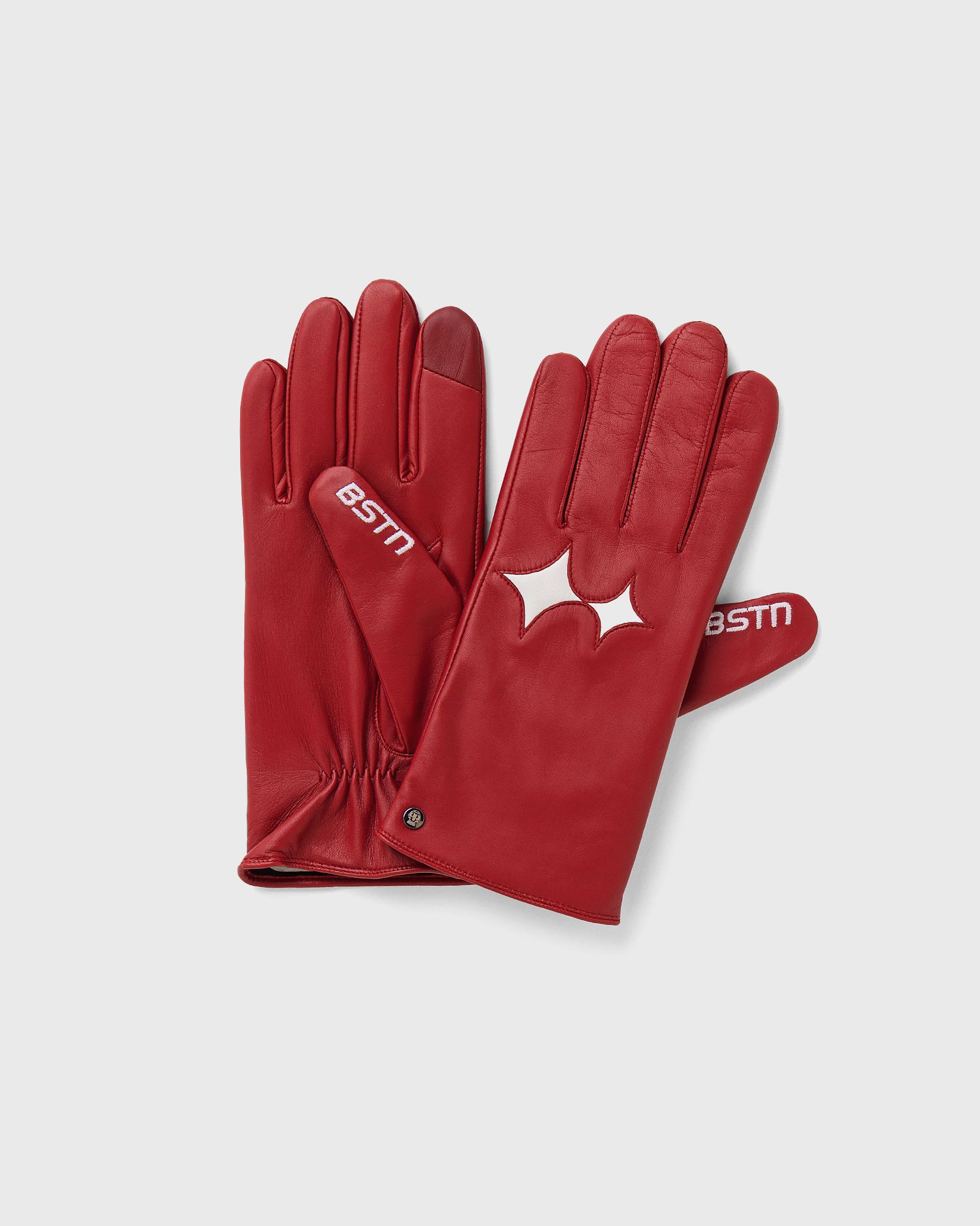 BSTN Brand - roeckl x  touch gloves wmns men gloves red in größe:7