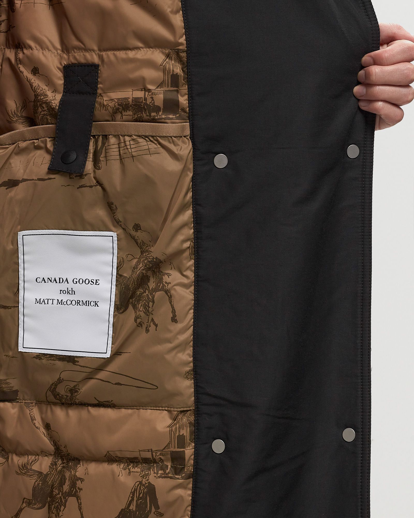 x ROKH x Matt McCormick Lightweight Down Strap Trench Coat