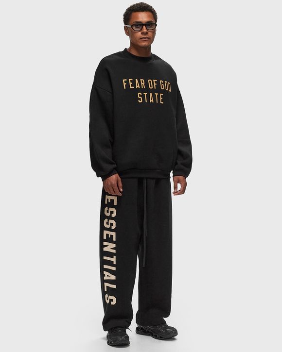 Fear of God Essentials FLEECE RELAXED SWEATPANT Black BSTN Store