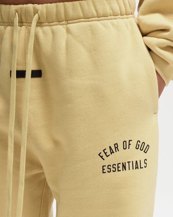 New ESSENTIAL Fear of 2024 God Yellow Sweatpants large