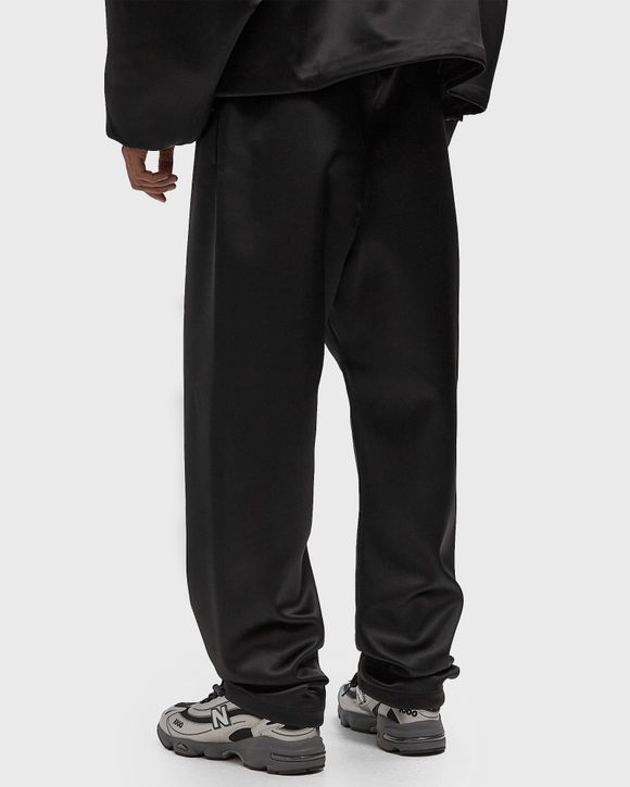 BONDED SATIN RELAXED TRACK PANT