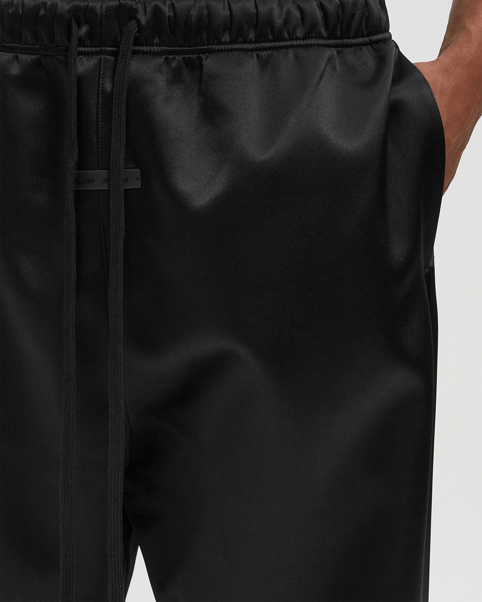 BONDED SATIN RELAXED TRACK PANT