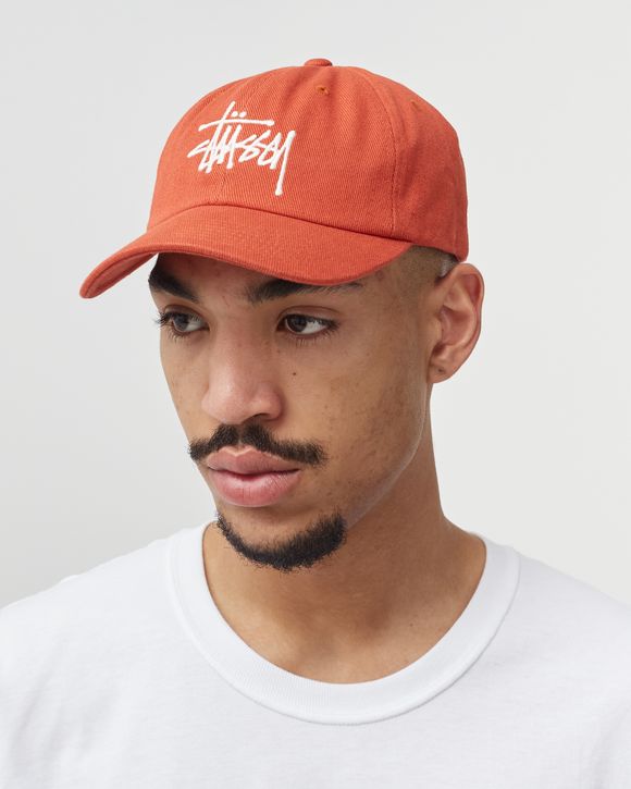 Stussy Big Logo Twill Low Pro Cap Orange | BSTN Store