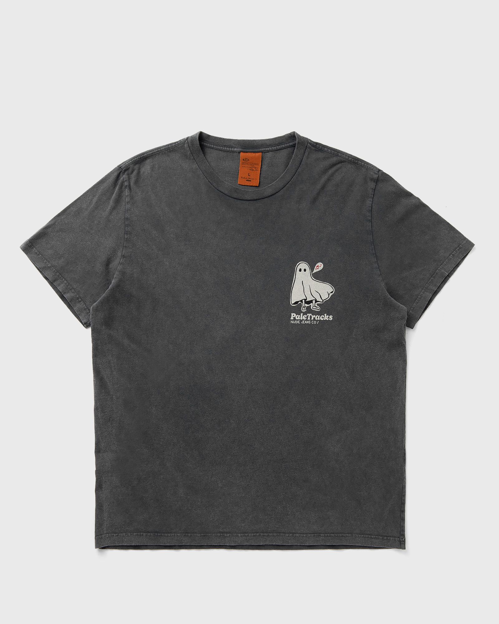 Nudie Jeans Nudie Jeans Roy Pale Tracks Tee in grey