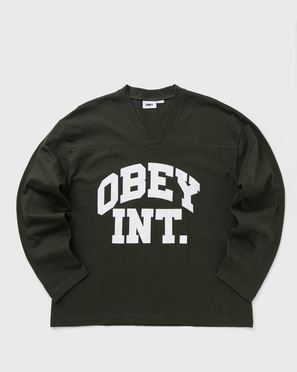 Obey football jersey ls